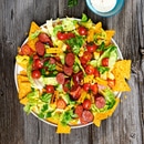 Salade façon chili avec chips