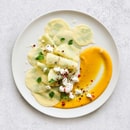 Talleri di pasta con crema di zucca