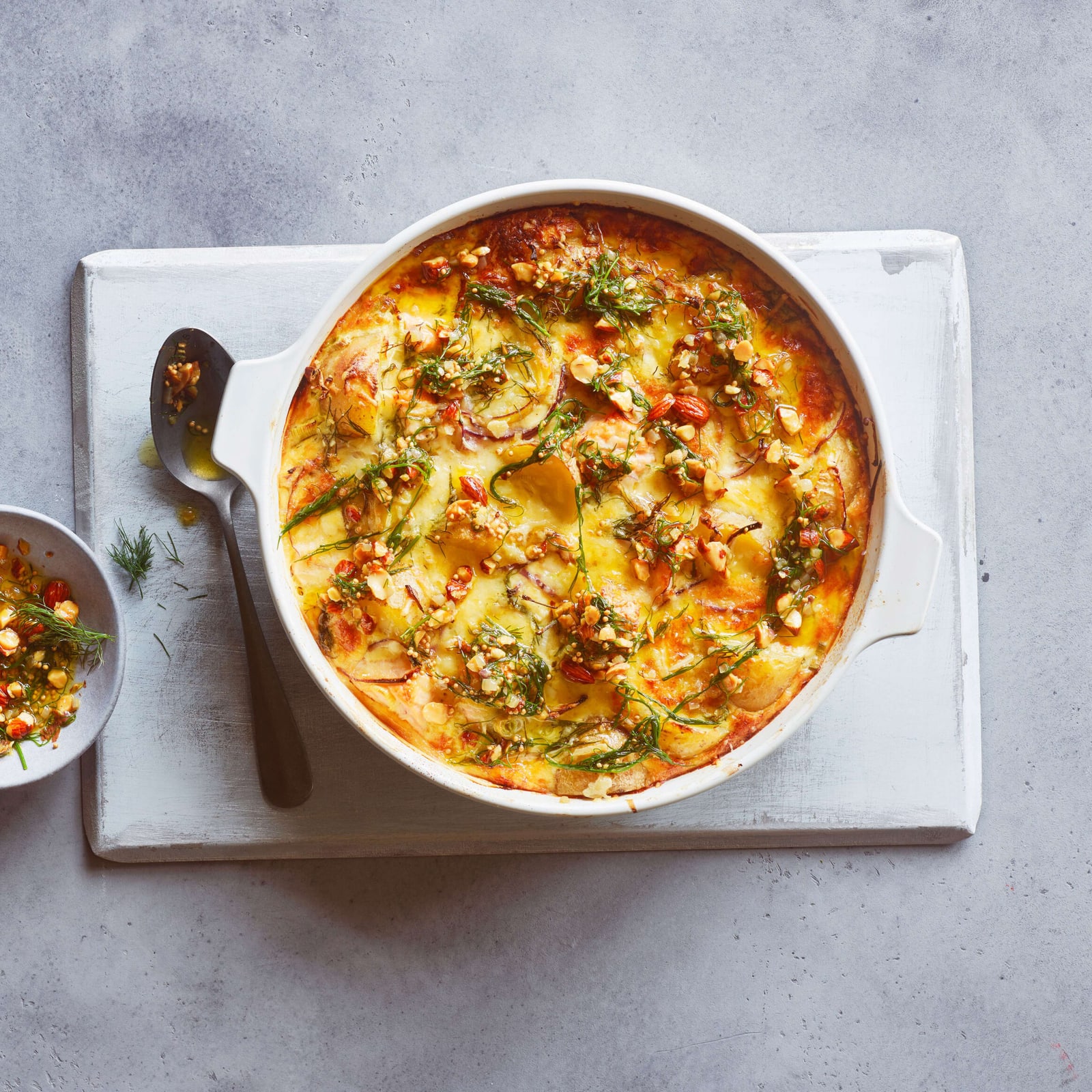 Lachsgratin mit Kartoffeln | Rezept