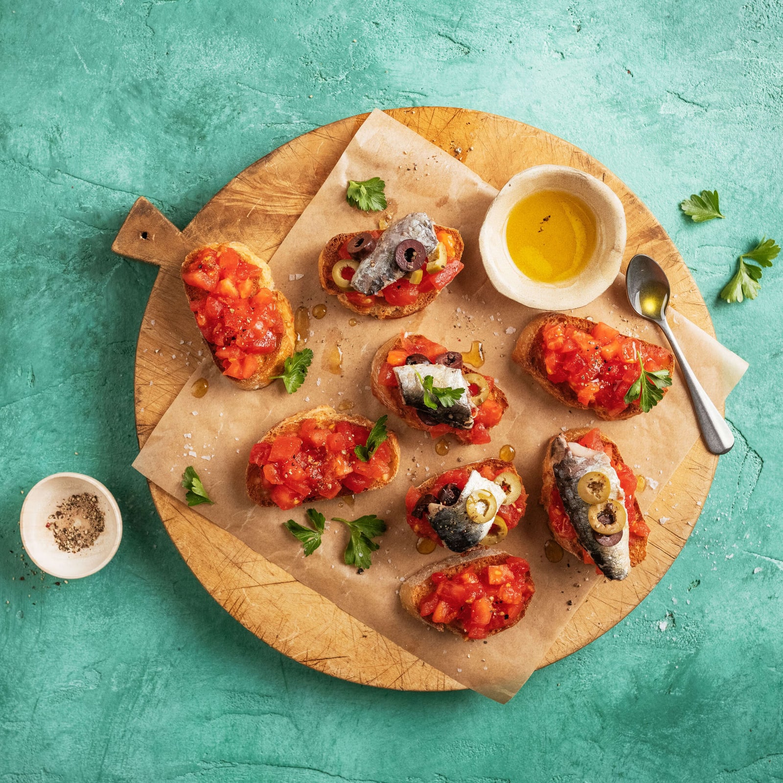 Crostini mit Parmaschinken | Rezept
