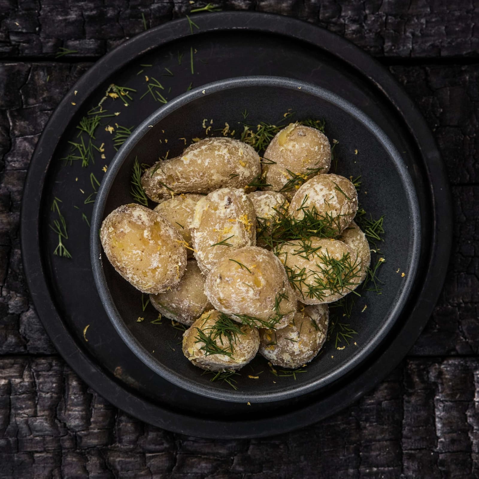 Kartoffelsalat mit Linsen | Rezept