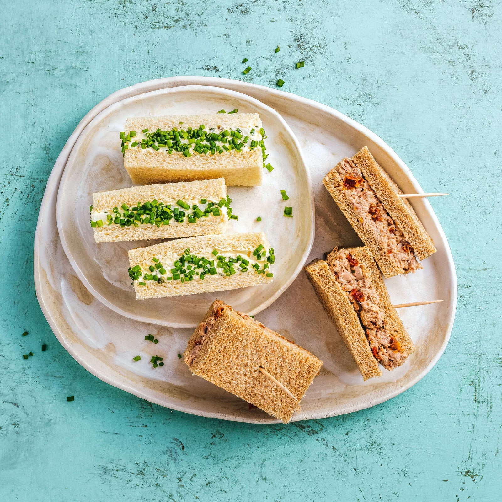Tramezzini mit Lachs und Kapern | Rezept