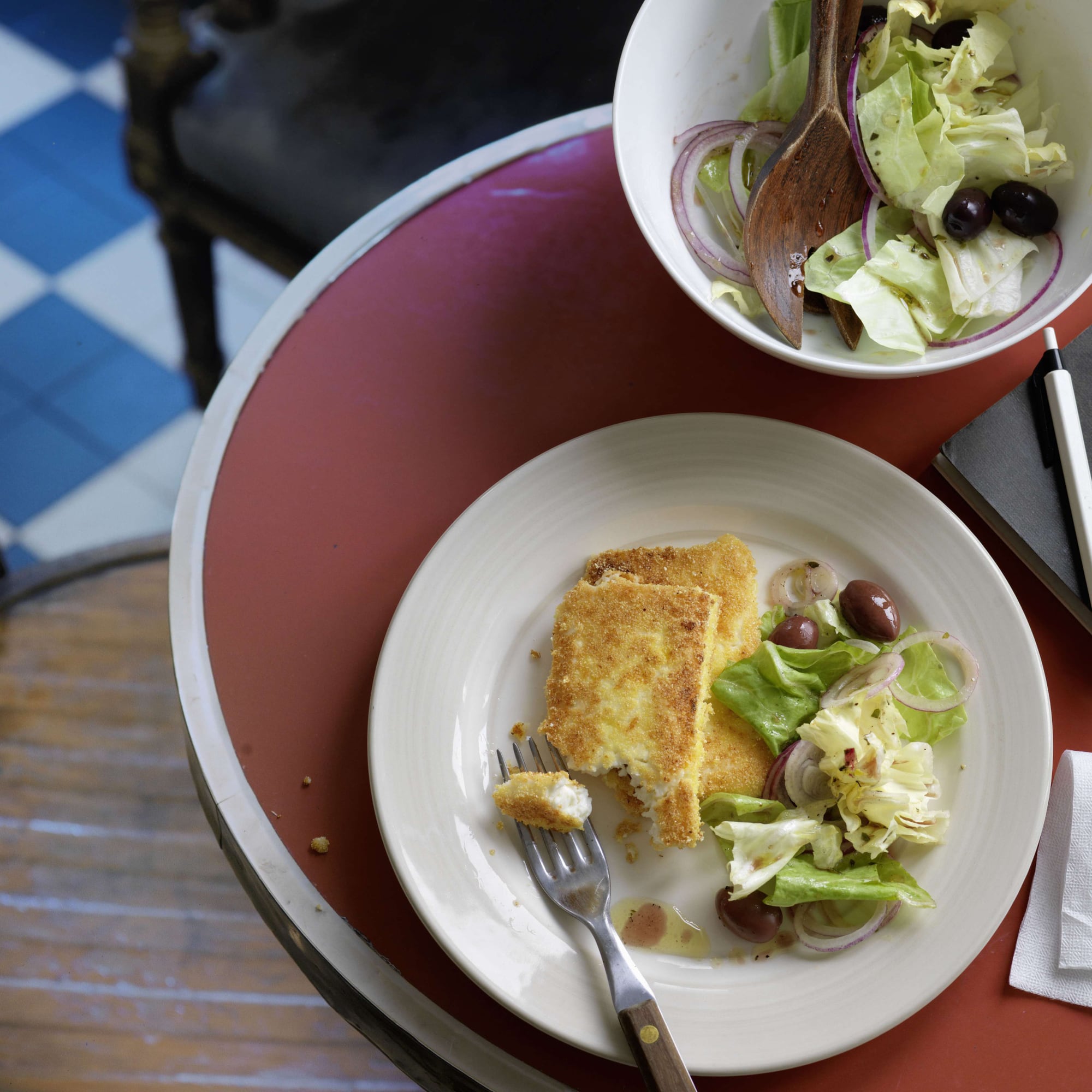 Melonensalat mit Käsecroûtons | Migusto