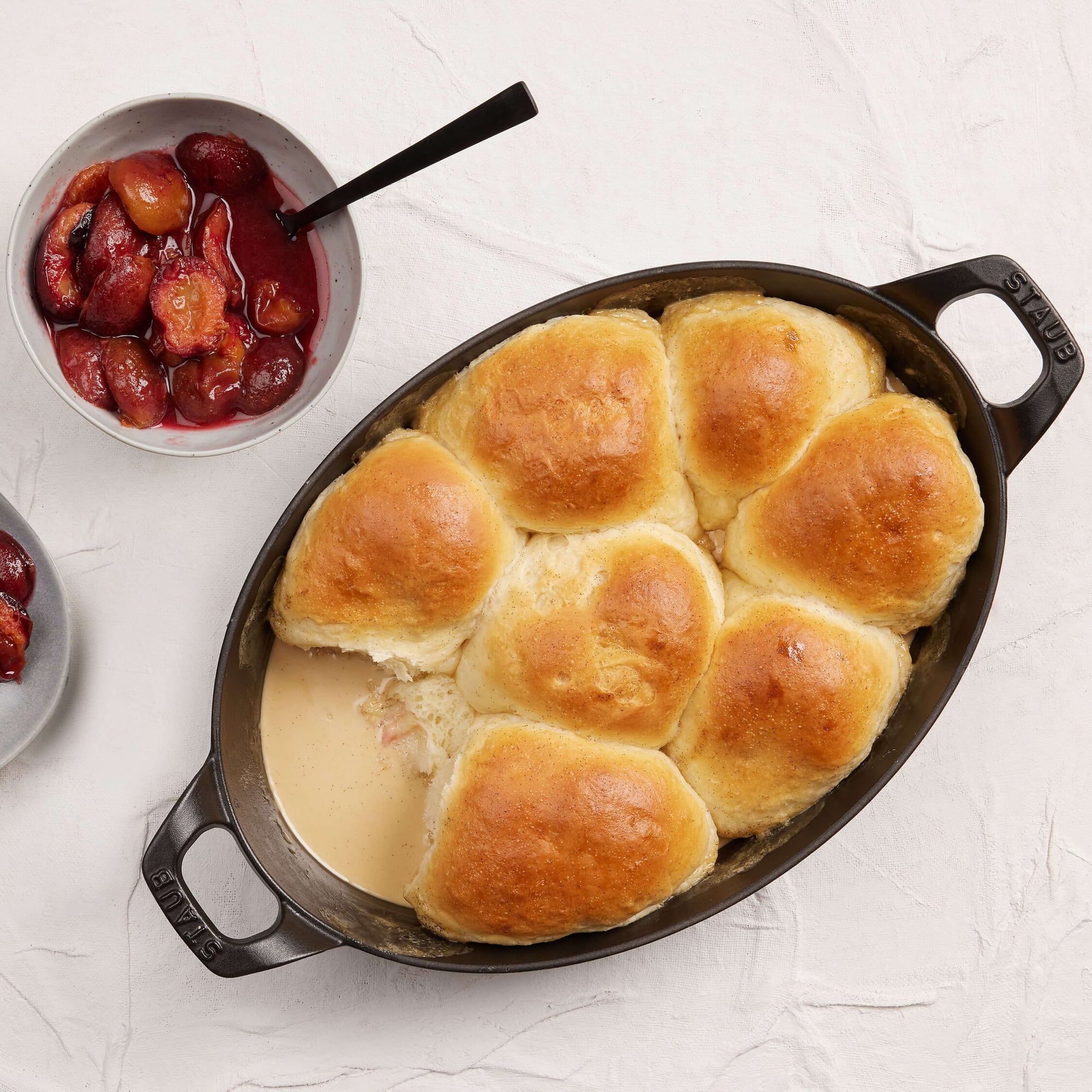 Quarkknödel mit Zwetschgenkompott | Rezept