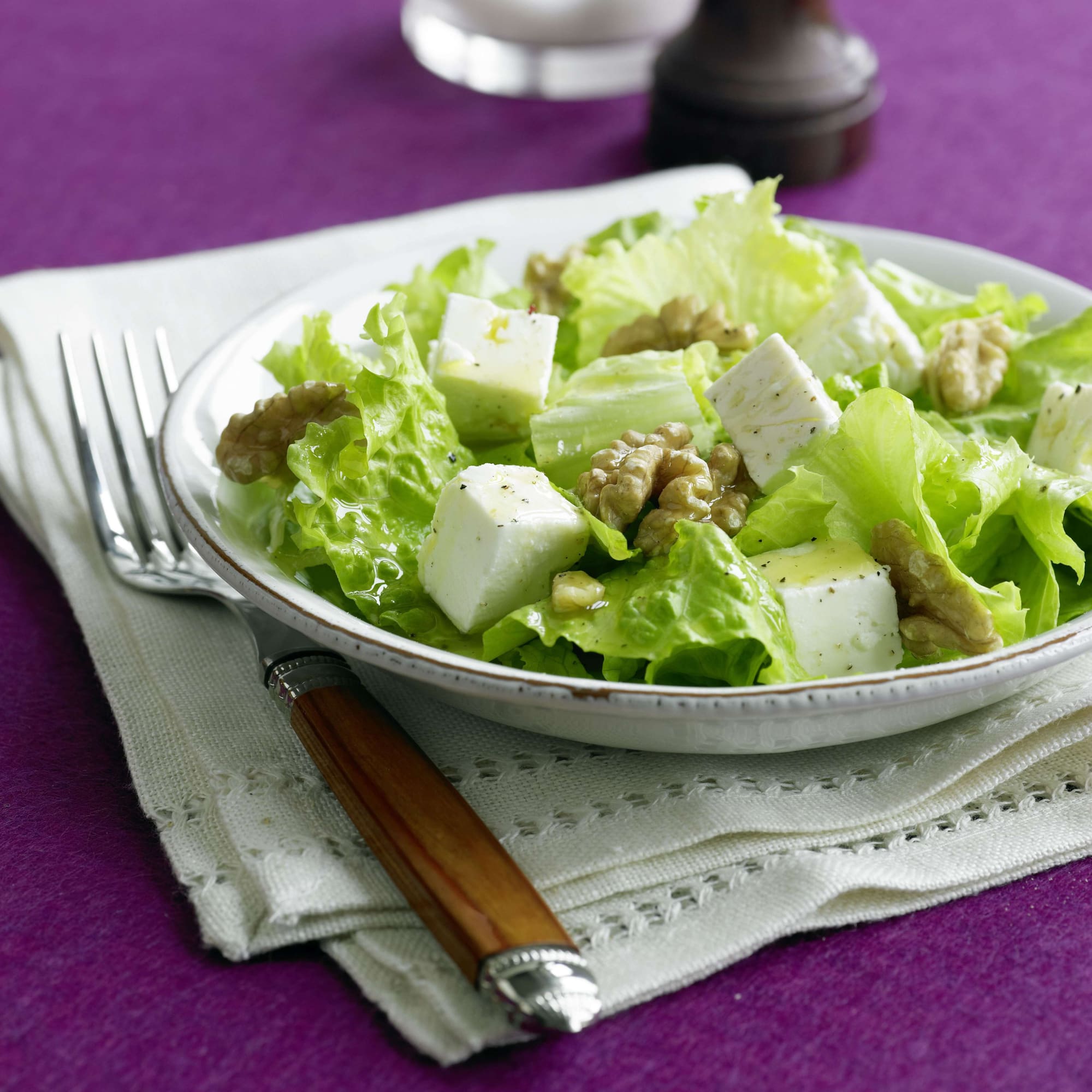 Salade verte aux herbes et à la feta Migusto — free download