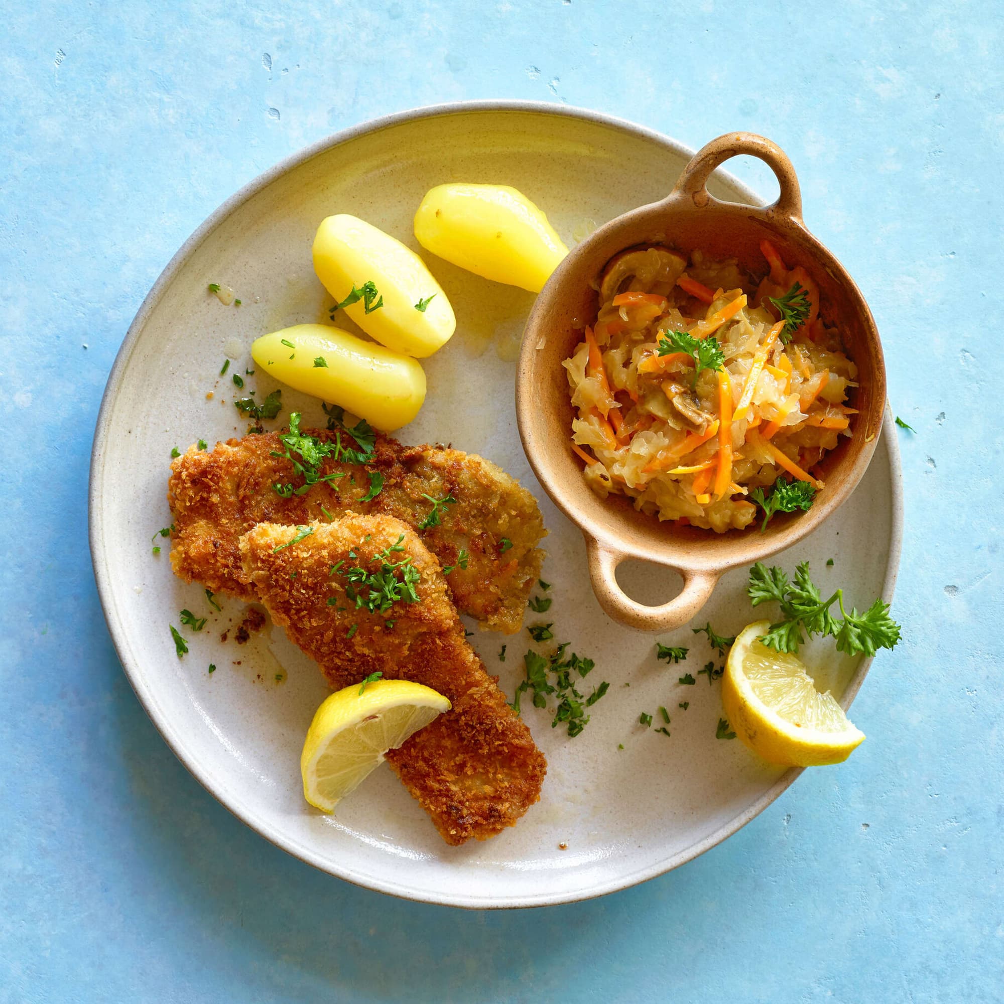 Zanderfilets in Nusspanade | Rezept Zanderfilets in Nusspanade | Rezept