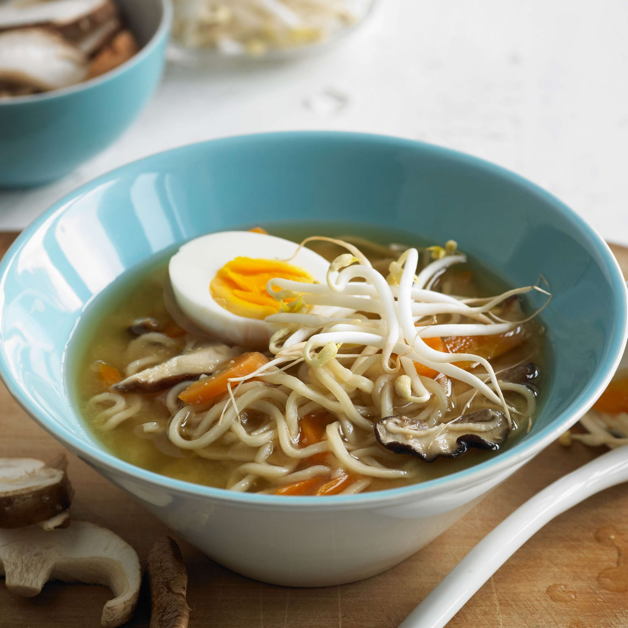 Miso-Suppe mit Pilzen | Rezept