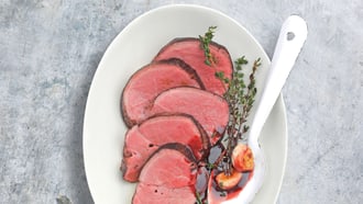 Rindsfilet mit Rotwein-Balsamico-Sauce