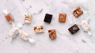 Schoggi-Bonbons mit Kakaosplittern
