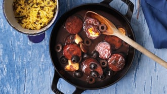 Rotwein-Chorizo