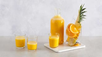 Ananas-Limetten-Smoothie