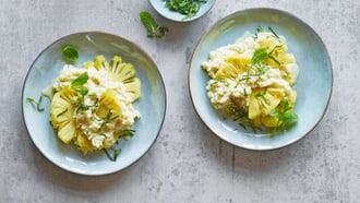 Riso vanigliato all'ananas