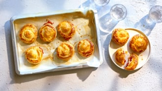 Mozzarella-Tomaten-Krapfen