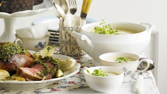Weisswein-Kresse-Suppe