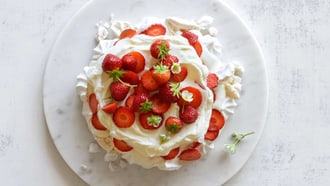 Pavlova express alle fragole