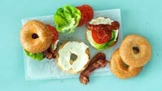 Bagel au fromage frais
