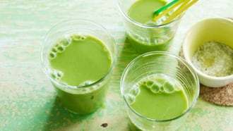 Grüner Joghurtdrink