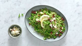 Erbsen-Couscous mit Chorizo