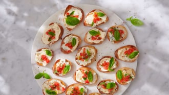 Crostini al mascarpone