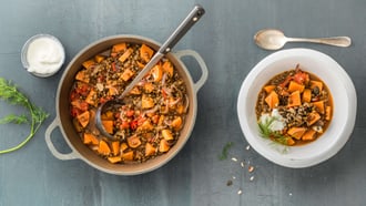 Sweet Potato and Lentil Stew
