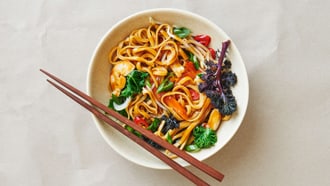 Stir-fry de chou kale