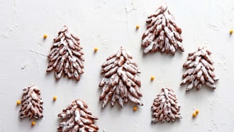 Sapins en pain d'épice