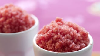 Johannisbeer-Granita