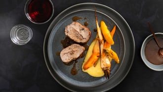 Rôti de veau avec sauce à la bière