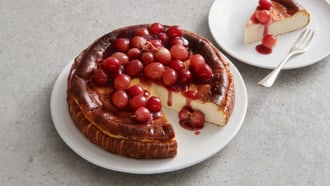 Cheesecake avec raisin au moût