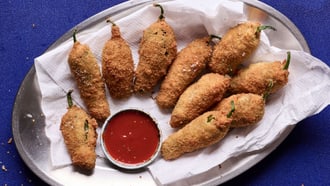 Frischkäse-Pimientos-Poppers
