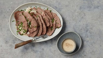 Siedfleisch an Meerrettichsauce