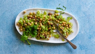 Salade de pois chiches au céleri