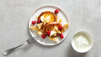 Pain perdu à la banane
