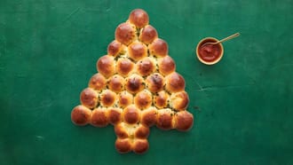 Weihnachts-Zupfbrot