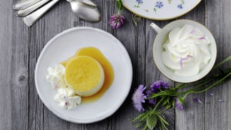 Budino di latte di capra all’anice