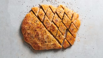 Focaccia al sesamo