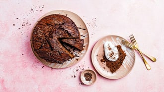 Torta al cioccolato vegana