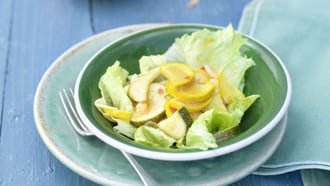 Süss-saurer Zucchetti-Rondini-Salat