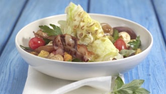 Sommersalat mit Speck