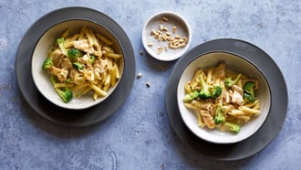 Penne aux brocolis et au poulet