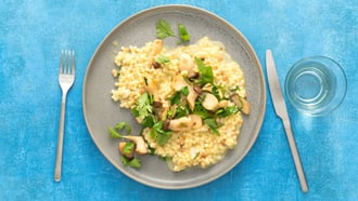 Fregola sarda ai funghi