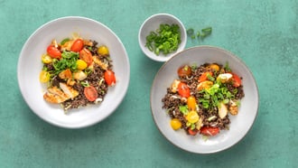 Insalata di lenticchie e pollo
