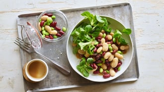 Veganer Bohnensalat