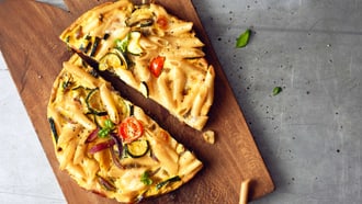 Frittata di pasta e verdure