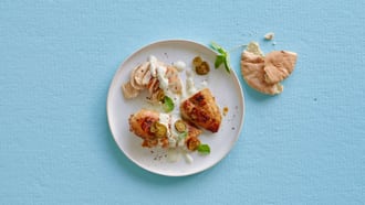 Pouletbrust mit Jalapeño-Minze-Joghurt