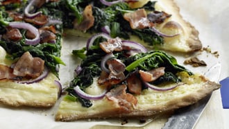 Spinatflammkuchen