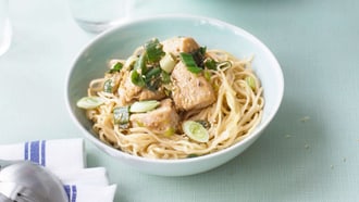 Sauté de poulet au miso et au sésame