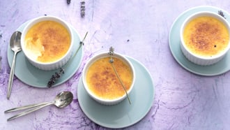 Crème brûlée à la lavande