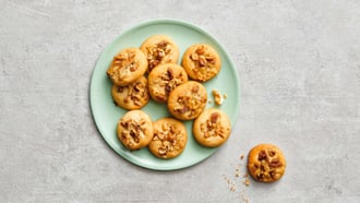 Cookies au miel et aux noix