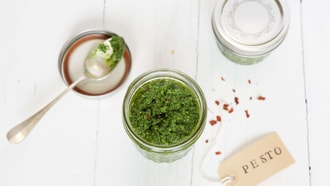 Pesto de chou kale pimenté